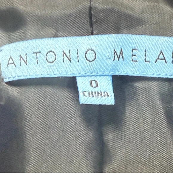 ANTONIO MELANI Jacket Blazer Classic Black Soft Corduroy Velvet Vintage Y2K - Picture 2 of 9